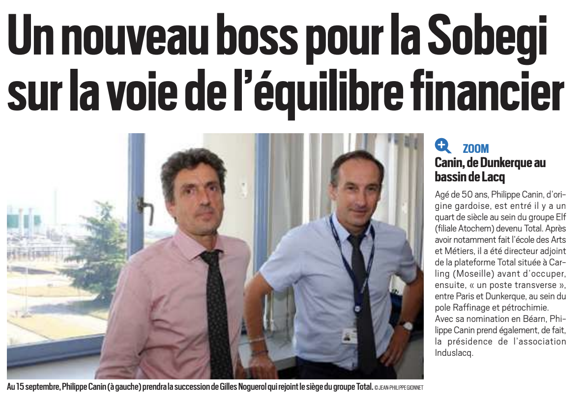 Un nouveau boss pour la SOBEGI