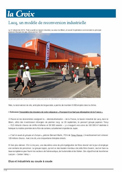 Lacq : un modèle de reconversion