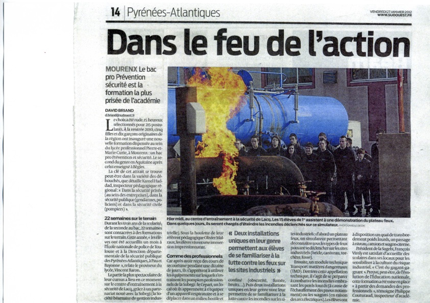 SOBEGI dans le feu de l'action