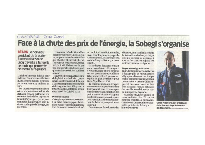 Après 15M de pertes, la SOBEGI se relance
