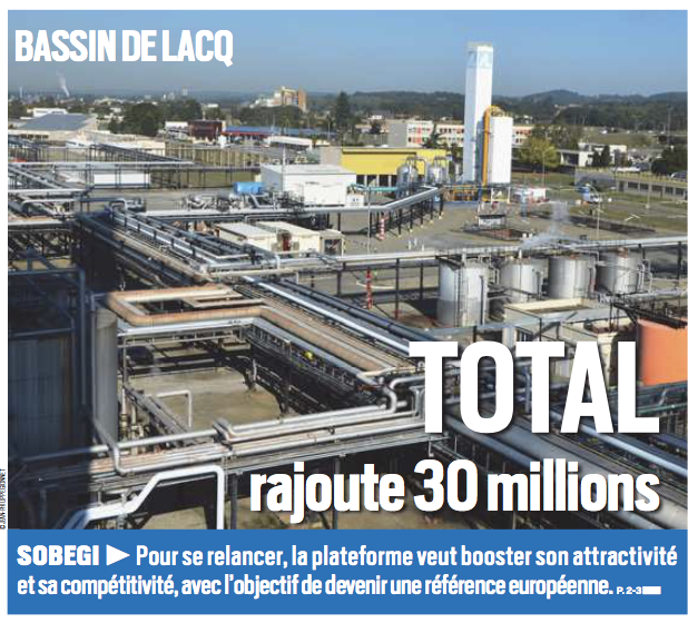 SOBEGI Total rajoute 30 M€