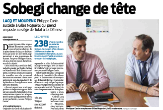 SOBEGI change de tete